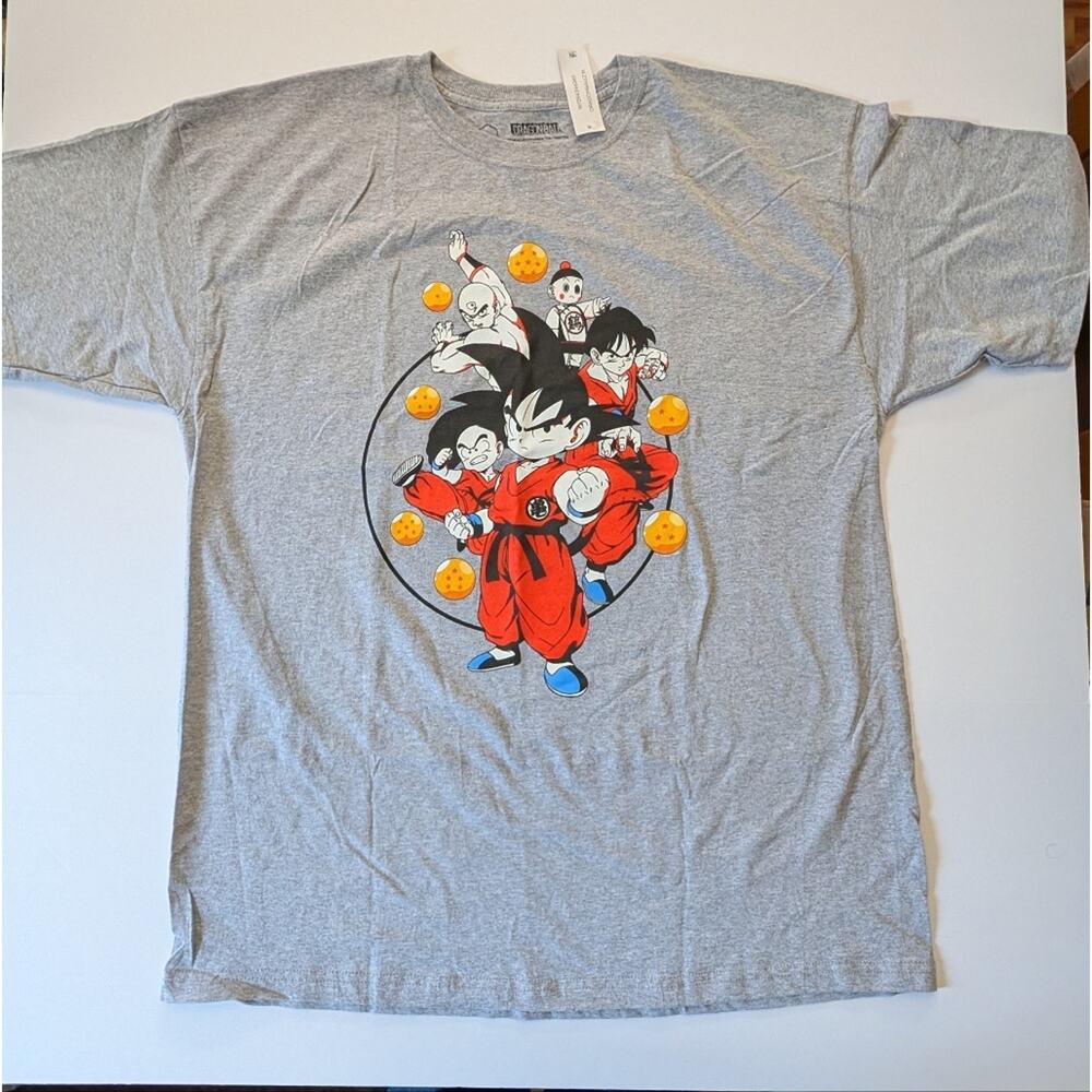 Dragon Ball Z Top Super Saiyan Vegeta Anime Gray Shirt XL Mens New